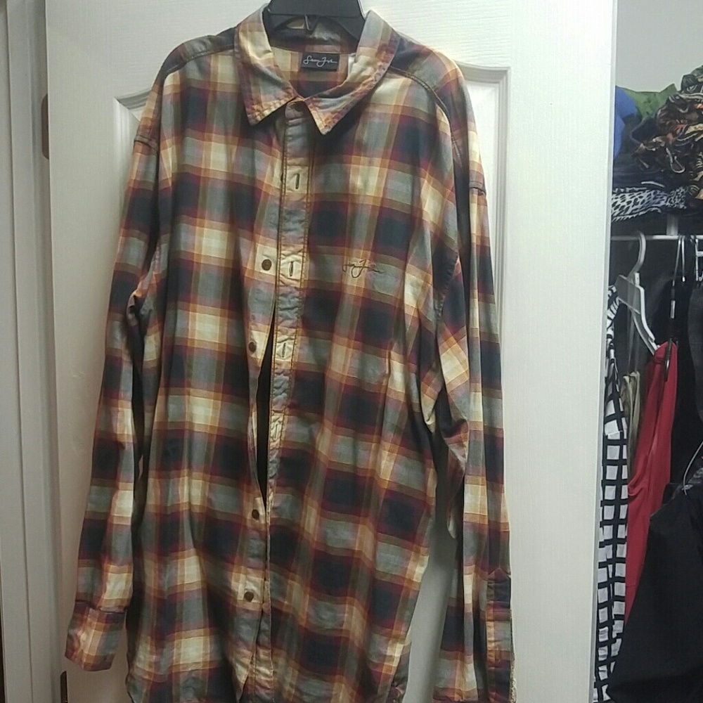 Sean John Plaid Shirt